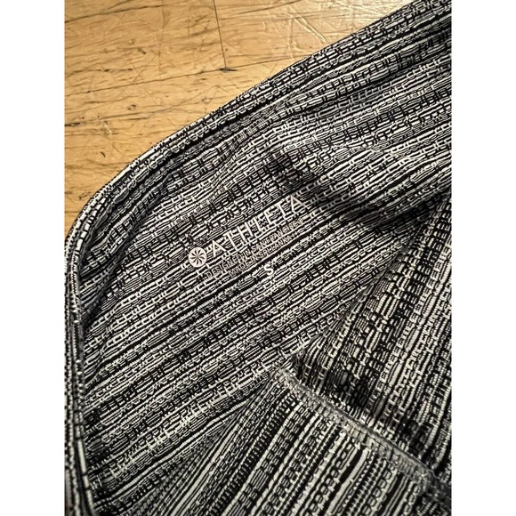 Athleta Textured Leggings Size Small Gray - Picture 2 of 3